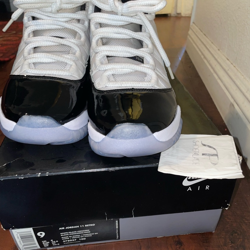 Air Jordan retro 11 concord size 9 with original box and receipt 2018